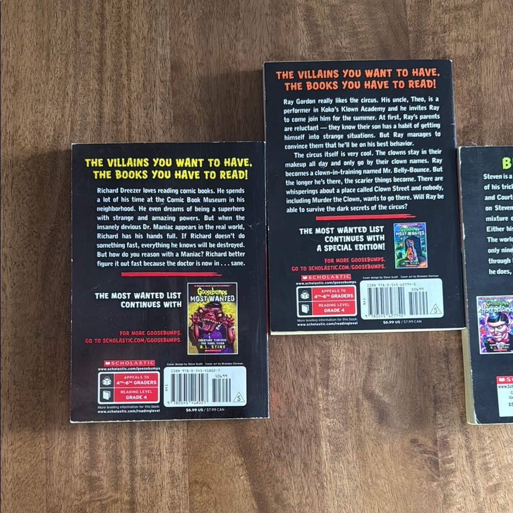 Scholastic Goosebumps Most Wanted and Hall of Horrors Collection - Picture 6 of 7